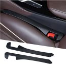 2PCS Car Seat Gap Filler,Flexible Seat Gap Organizer Between Seats for Tightly Filling Seat Gaps,Universal Car Side Seat Gap Filler Interior Car Accessories for Women & Men (Black)