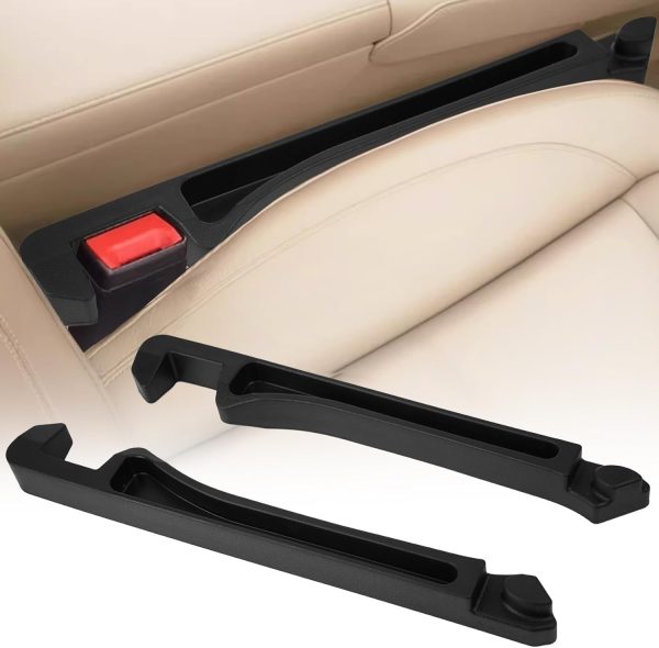 Car Seat Gap Filler,2 PCS Seat Gap Filler for Car,Truck,,Car Essentials,Effectively Prevent Things from Falling Off (Universal,Black)