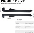 2PCS Car Seat Gap Filler,Flexible Car Gap Filler Avoids Phones Keys Purses from Falling Provides Gap Filler for Car,Universal Car Blocker Between Seats Car Accessories Interior