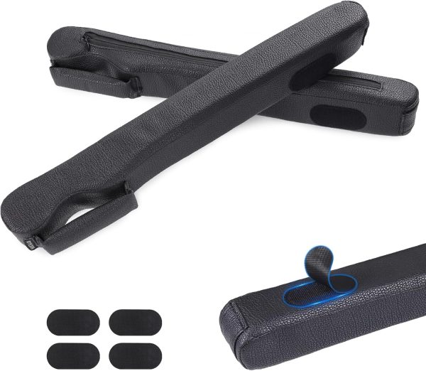 Car Seat Gap Filler Universal Fit Car Truck  Gap Car Side Seat Gap Filler to Fill The Gap Between Seat and Console Stop Things from Dropping Black 2Pack