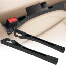 2PCS Car Seat Gap Filler, Seat Gap Filler for Cars  Trucks, Car Essentials, Effectively Prevent Things from Falling Off (Universal, Black)