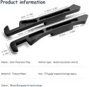 Car Seat Gap Filler Set of 2,Suitable for Cars, s and Trucks to Fill the Gap Between Seats and Consoles, Preventing Items from Falling and Driving Safety, Black