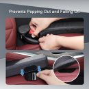 Car Seat Gap Filler Universal Fit Car Truck  Gap Car Side Seat Gap Filler to Fill The Gap Between Seat and Console Stop Things from Dropping Black 2Pack