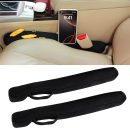 Car Seat Gap Filler 2pc Set Universal Fit for Car  Truck Vehicle Seat Gap Coverage Fill The Gap Between Seat and Console Stop Things from Dropping Thickened Black