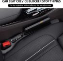 No Drop Seat Guard,Car Seat Gap Filler,Drop seat Gap fillers Between Seat and Console Stop Things from Dropping (Black)