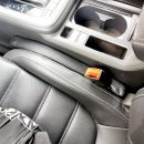 Leather Car Seat Gap Filler, 2 Pack No-Drop Seat Guard Universal Gap Stopper/Catcher to Fill The Gap Between Seat and Console Black Car Crevice Blocker Space Pad